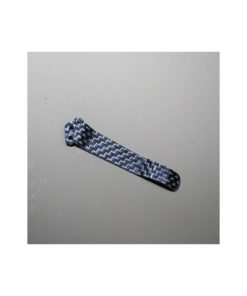 Pocket Clip Kolfiber Blå baksida