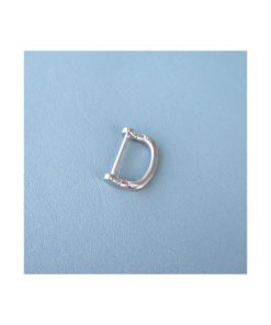 D-ring Nickelfri Silverfärgad 2 cm